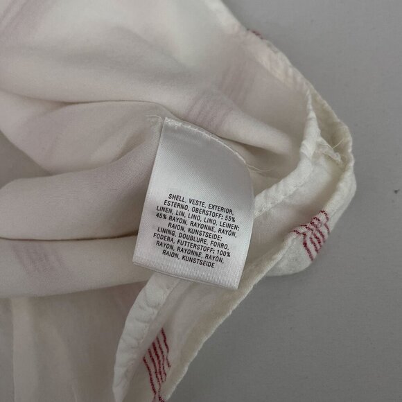 Anthropologie From the Heart of Building 18 Walsh Collared Buttondown Smocked 8 - Picture 9 of 15